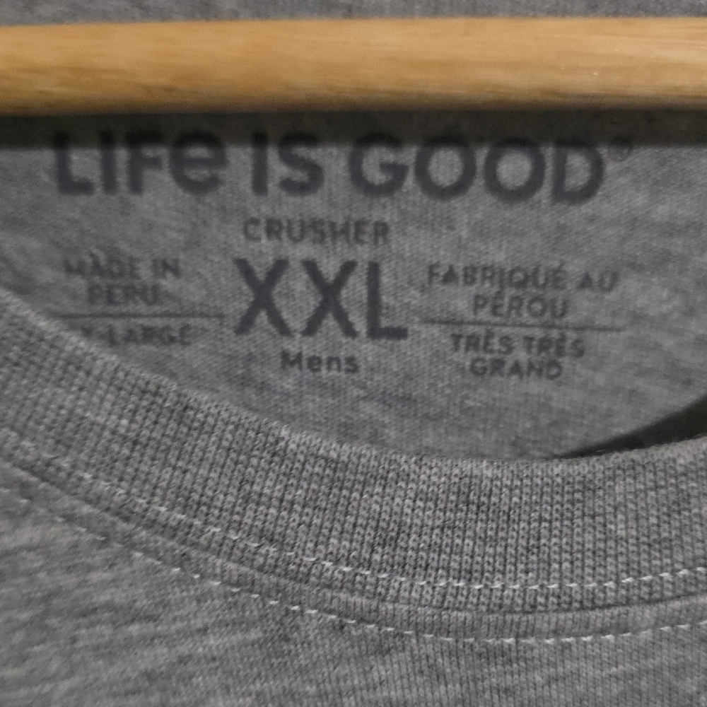 Life Is Good Gray Long Sleeve with Colorful Drink Graphic Xxl - Picture 4 of 5